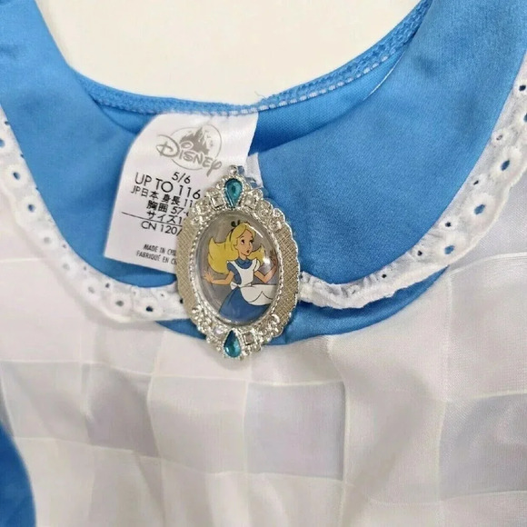 Disney Store Alice In Wonderland Dress - Girls 5/6 - Picture 4 of 7